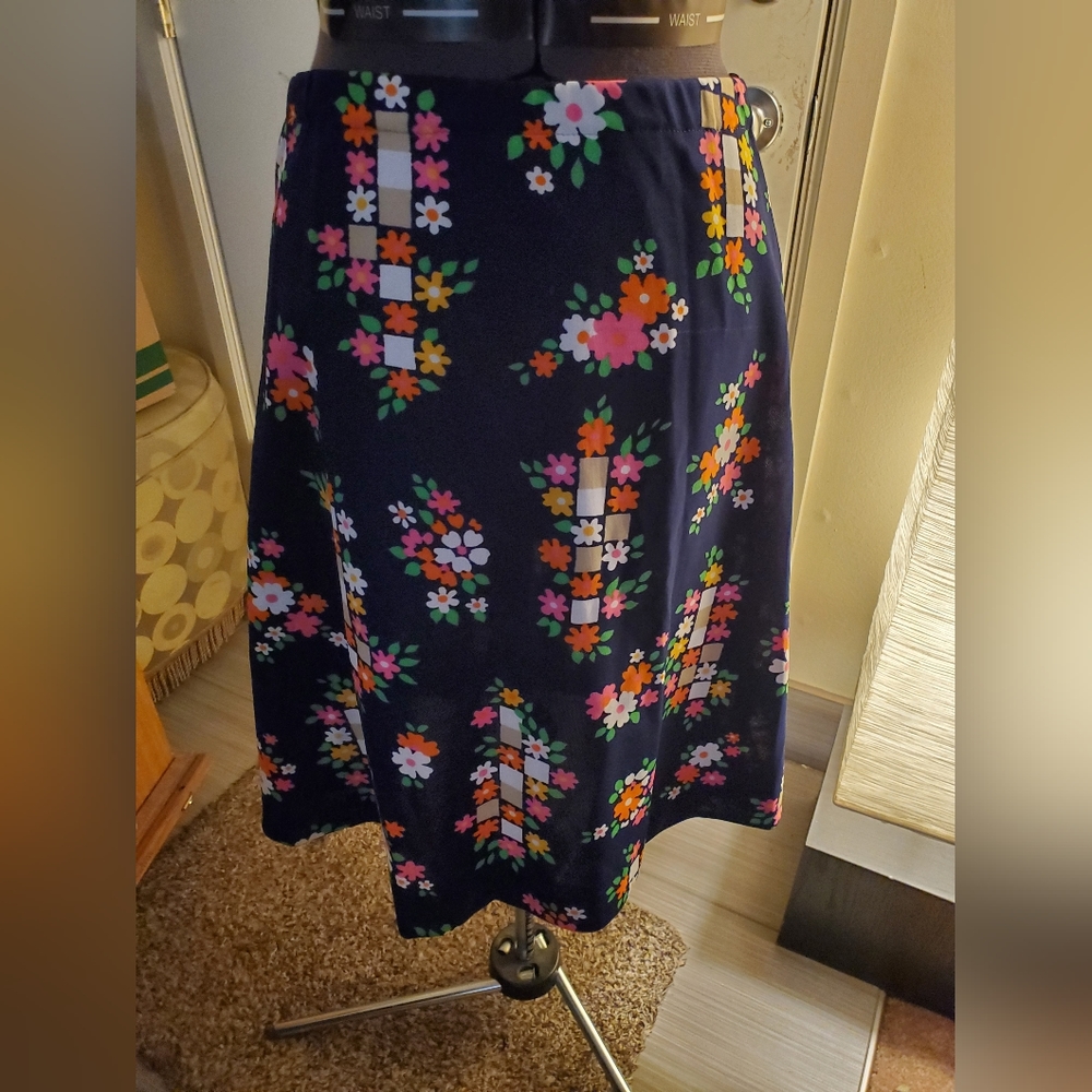 Vintage 70s Flower Skirt